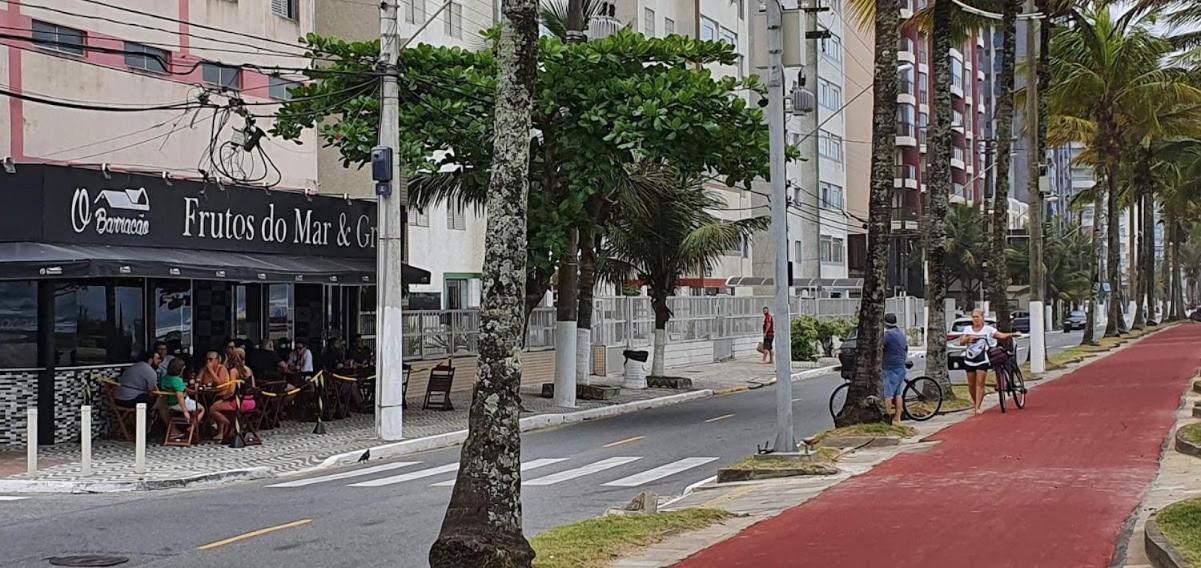 Apartamento Na Praia Praia Grande  Exteriör bild